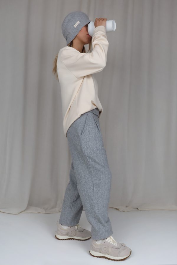 Salb Soft Grey Pants - Görsel 2