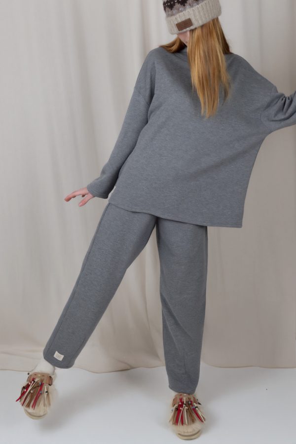 Long Carrot D-Grey Pants - Görsel 2